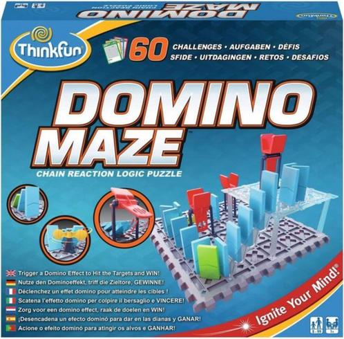 Thinkfun: Domino Maze NIEUW, Hobby en Vrije tijd, Gezelschapsspellen | Bordspellen, Nieuw, Ophalen of Verzenden