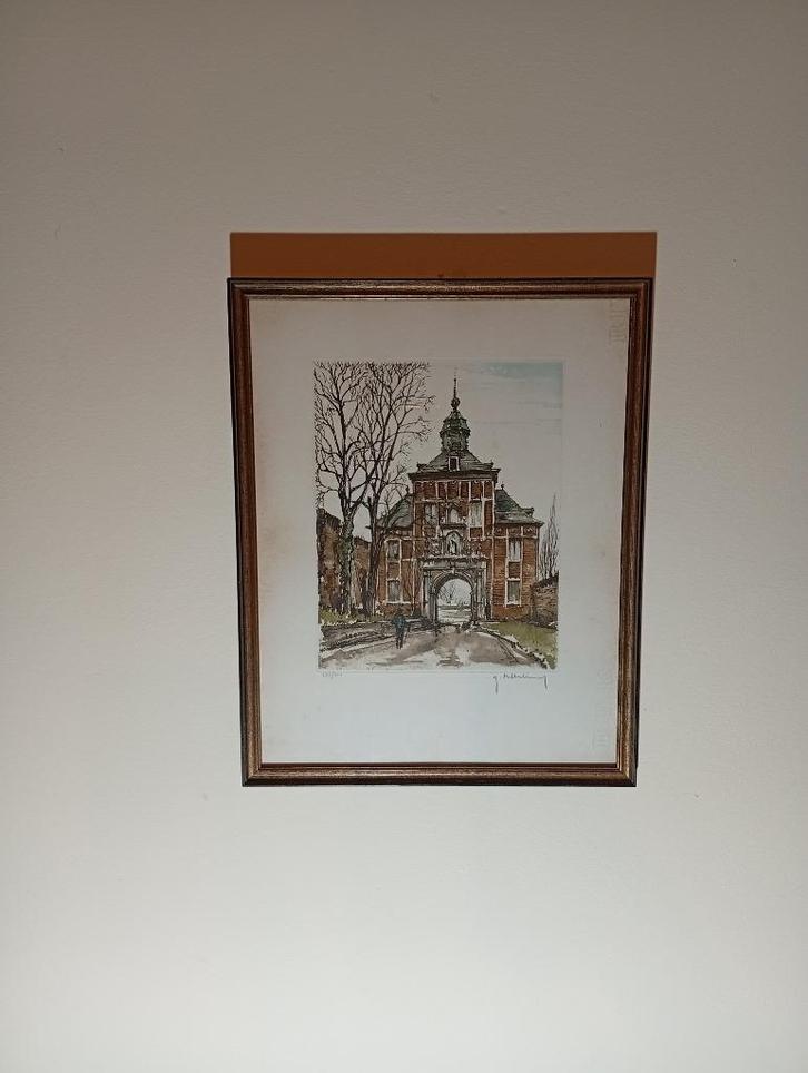 Ets – Roger Hebbelinck, Antiek en Kunst, Kunst | Etsen en Gravures, Ophalen of Verzenden