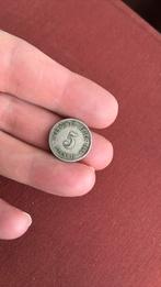 Duitsland 5 pfennig 1888 A, Ophalen of Verzenden, Duitsland