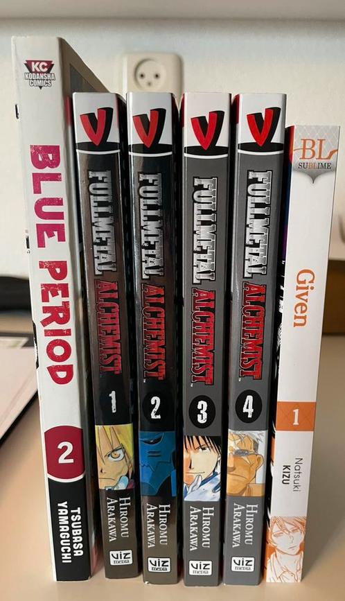 Manga Fullmetal Alchemist, Given, Blue Period, Boeken, Strips | Comics, Zo goed als nieuw, Meerdere comics, Japan (Manga), Ophalen of Verzenden