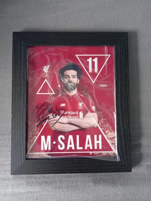 Gesigneerde foto van M. Salah (Liverpool FC) ingelijst, Sport en Fitness, Voetbal, Nieuw, Clubaccessoires, Ophalen of Verzenden
