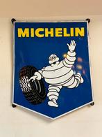 MICHELIN banden emaille reclamebord, Reclamebord, Gebruikt, Ophalen of Verzenden