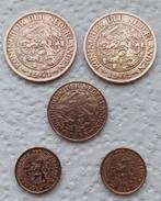 2 x Twee halve cent 1941, Ophalen of Verzenden, Nederland, Munten