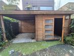 Houten Tuinhuis met Overkapping, Tuinhuis, 250 tot 500 cm, Ophalen of Verzenden, 2 ramen
