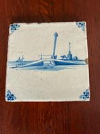 Gave tegel, Antiek en Kunst, Antiek | Wandborden en Tegels, Ophalen of Verzenden