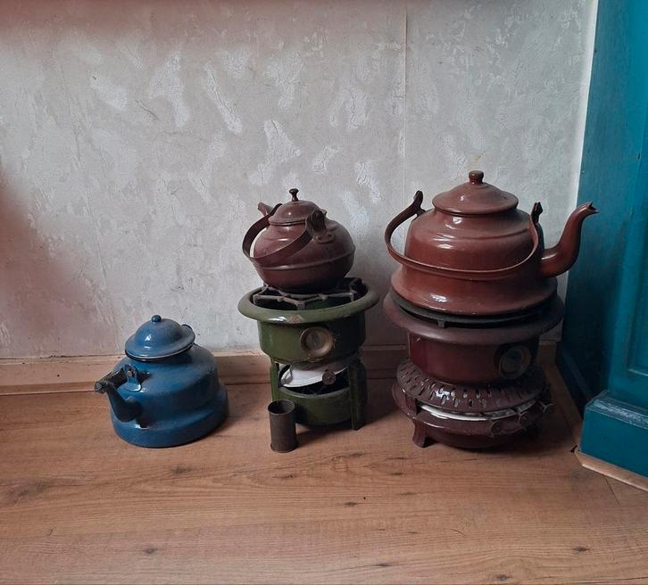 Mooie vintage emaille ketels ed., Antiek en Kunst, Antiek | Emaille, Ophalen