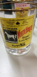 whisky glazen vintage met gouden rand, Ophalen of Verzenden
