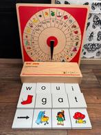 Montessori Educo letterrondo, Kinderen en Baby's, Speelgoed | Educatief en Creatief, Ophalen of Verzenden, Zo goed als nieuw, Taal en Lezen