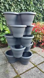 Stapelbare bloempotten van Elho voor buiten, Ophalen, Kunststof, Gebruikt, 40 cm of meer