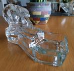 Glass Art Deco style, Polar Bears on an Ice Flow, Ophalen of Verzenden