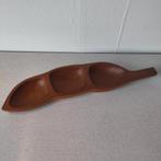 Prachtige teakhouten snackschaal  Thailand, Bruin, Zo goed als nieuw, Minder dan 100 cm, 25 tot 50 cm