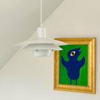 vintage Deens design LAMP Jeka witte schalenlamp Mid Century, Huis en Inrichting, Lampen | Hanglampen, Gebruikt, Vintage Mid Century Scandinavisch design nordic japandi