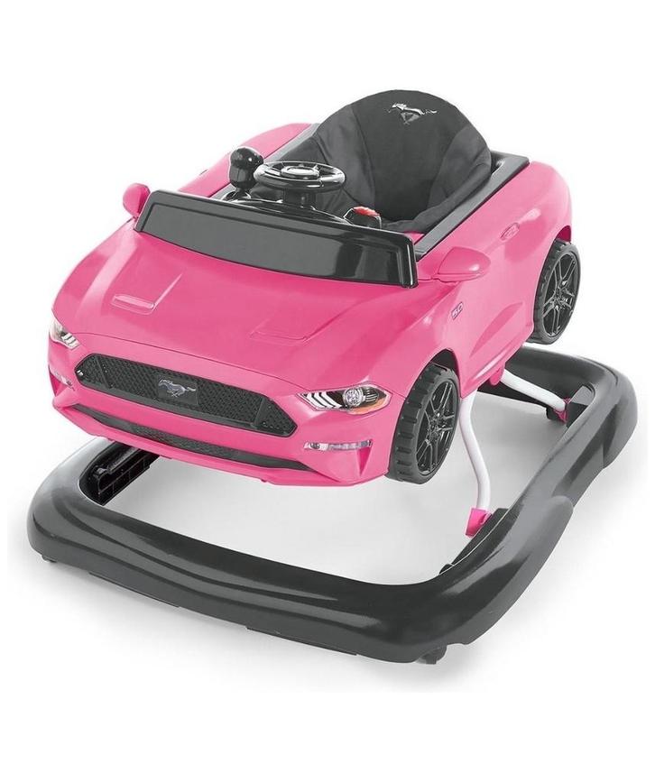 Bright Starts Ford Mustang Roze Loopauto 3-in-1, Kinderen en Baby's, Overige Kinderen en Baby's, Zo goed als nieuw, Ophalen