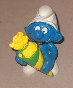 Mooie smurf met geel-groene Schultüte 2.0219 Schleich, Verzenden, Zo goed als nieuw, Overige Smurfen, Poppetje, Figuurtje of Knuffel