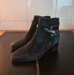 Di Lauro Enkellaarsjes - Donkerblauw Suède - Maat 38, Kleding | Dames, Schoenen, Blauw, Lage of Enkellaarzen, Ophalen of Verzenden