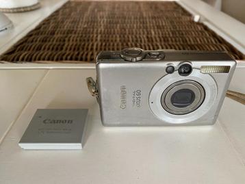 Canon Ixus 60 Digitale Camera + Extra Accu beschikbaar voor biedingen