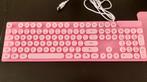 Roze Toetsenbord - Zo Goed Als Nieuw!, Ophalen, Qwerty, Zo goed als nieuw, Bedraad