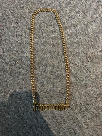 Jägermeister gouden ketting beschikbaar voor biedingen