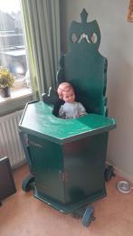 Vintage Kakstoel - Kinderstoel met wielen., Ophalen