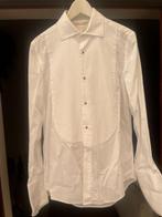Wit Piqué Tailored Fit Smoking Shirt van Suitsupply mt. 40, Verzenden, Wit, Halswijdte 39/40 (M), Zo goed als nieuw