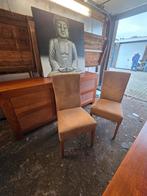 Eetkamerstoelen - Set van 4, Ophalen, Hout, Gebruikt, Bruin