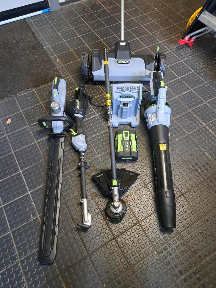 Set EGO demo tuingereedschap alles werkt naar behoren, Tuin en Terras, Hand-tuingereedschap, Zo goed als nieuw, Overige soorten