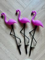 3x Roze Flamingo Tuinstekers, Ophalen of Verzenden, Nieuw, Kunststof, Dierenbeeld