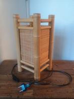 Vintage Bamboe lamp, Overige materialen, Gebruikt, Vintage, Ophalen of Verzenden