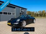 Porsche 911 Cabrio 3.8 Carrera 4S, Auto's, Porsche, Automaat, Gebruikt, Zwart, Cabriolet