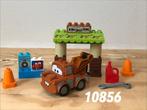 Duplo Cars takels schuur takel 10856 (compleet) 7, Kinderen en Baby's, Complete set, Duplo, Ophalen of Verzenden, Zo goed als nieuw