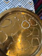 Gouden Armbandjes Set, Ophalen of Verzenden, Zo goed als nieuw, Goud, Met bedels of kralen