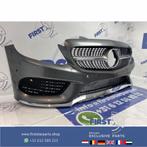 W205 C205 S205 AMG VOORBUMPER COMPLEET GRIJS C Klasse 2014-2, Gebruikt, Voor, Mercedes-Benz, Ophalen of Verzenden