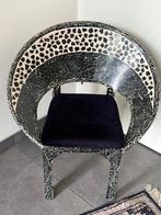 Prachtige stenen fauteuils. Met de hand ingelegd., Huis en Inrichting, Fauteuils, Ophalen, Zo goed als nieuw, 75 tot 100 cm, 50 tot 75 cm