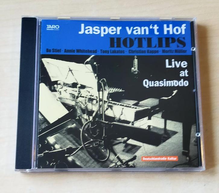 Jasper van 't Hof Hotlips - Live At Quasimodo CD 2007, Cd's en Dvd's, Cd's | Jazz en Blues, Zo goed als nieuw, Jazz, 1980 tot heden