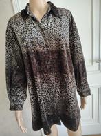 leuke luipaardprint blouse, Verzenden, Zo goed als nieuw, Maat 46/48 (XL) of groter
