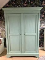 Ouderwetse Brocante Kledingkast - DIY Project, Ophalen, Gebruikt, 100 tot 150 cm, Met lade(s)