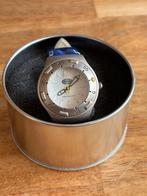 BARCLAY Horloge met lederen blauwe band - NIEUW, Ophalen of Verzenden, Nieuw, Overige typen