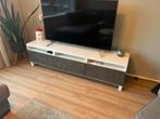 IKEA TV Meubel - Wit met Betonlook Fronten, Huis en Inrichting, Ophalen, Kunststof, 150 tot 200 cm, Zo goed als nieuw