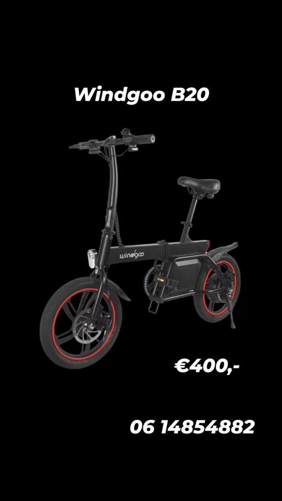 Windgoo B20 elektrische vouwfiets compact, krachtig/stijlvol, Fietsen en Brommers, Fietsen | Vouwfietsen, Nieuw, Overige merken
