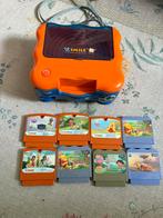 VTECH SMILE console + 8 spellen dora cars Disney frog etc, Ophalen of Verzenden, Zo goed als nieuw