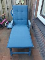 Hartman Ligbed met nieuw kussen, kleur donker blauw, Ophalen, Gebruikt, Kunststof