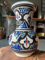 Handbeschilderde vaas Safi Marokko., Antiek en Kunst, Antiek | Vazen, Ophalen of Verzenden