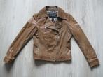 GOOSECRAFT GALLERY 076 stoer bruin leren jasje leer maat M, Maat 38/40 (M), Goosecraft, Bruin, Ophalen of Verzenden