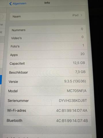 apple ipad 3 e generatie in goede staat met laadsnoer & hoes beschikbaar voor biedingen