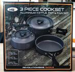 Aluminium Campingset - Pan, Ketel & Koekenpan - Nieuw, Ophalen of Verzenden, Nieuw