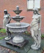 Fontein met tuinbeelden AKTIE PRIJS, Ophalen of Verzenden, Nieuw, Beton, Fontein