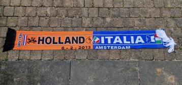 Sjaal Nederland - Italië Amsterdam arena 6-2-2013