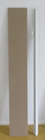 Plankdrager rail wit metaal blinde bevestiging, bruin hout, Huis en Inrichting, Woonaccessoires | Wandplanken en Boekenplanken