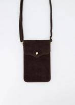 Pona - Classic Grain - Crossbodytas. Donker bruin., Verzenden, Nieuw, Bruin, Schoudertasje