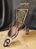 brocante poppenwagens, en teddybeer op oude fiets, Antiek en Kunst, Verzenden